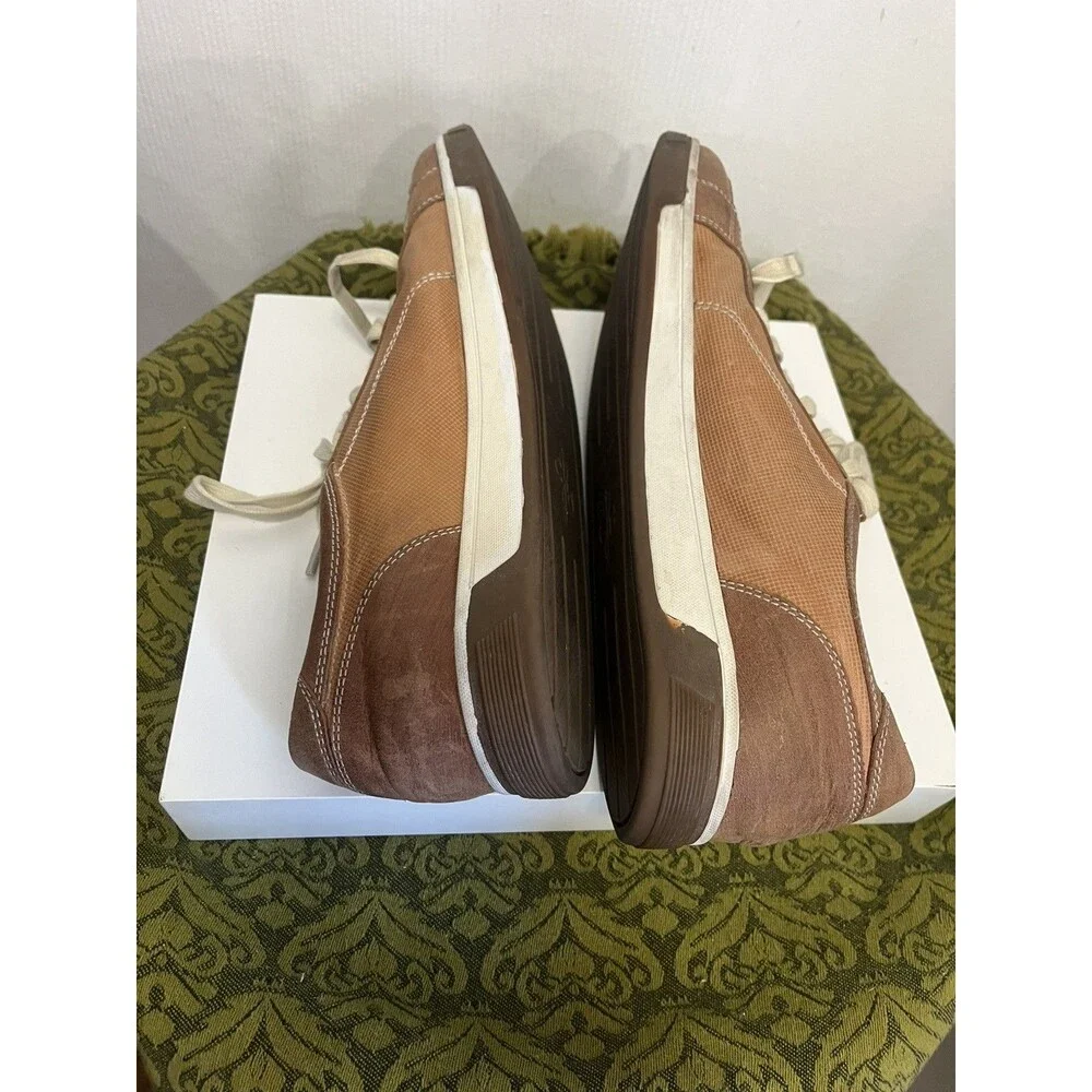Cole Haan Men's Brown Leather Cushioned Comfort Sneakers Size 10